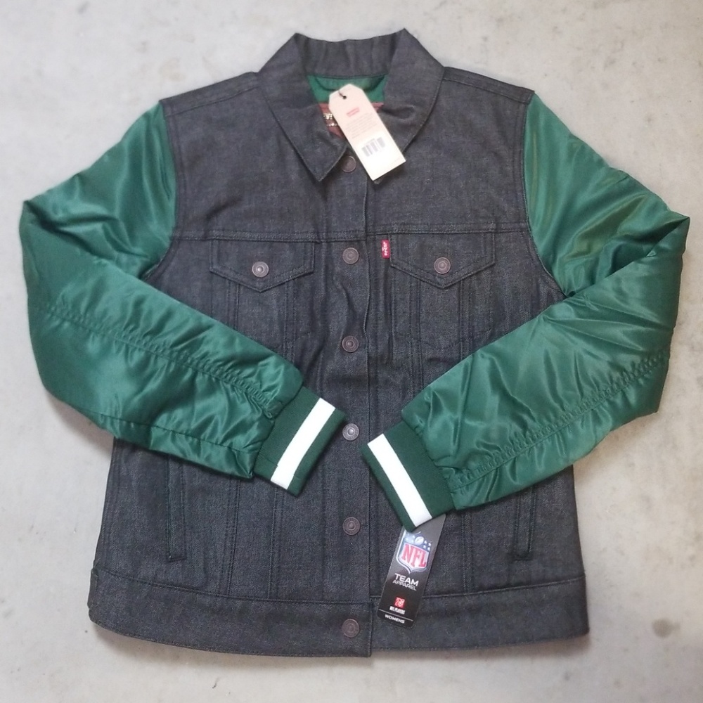 LEVI'S NFL WOMENS "NEW YORK JETS" DENIM JACKET